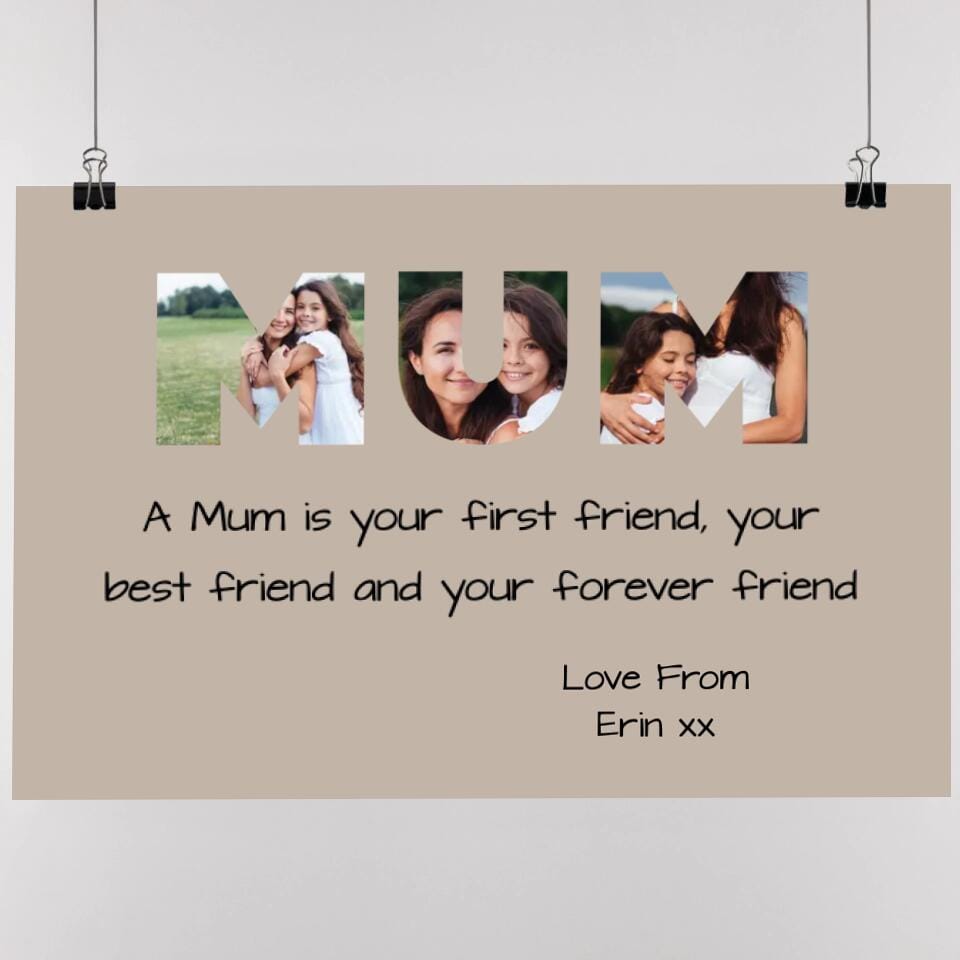 Mum Photo Poster